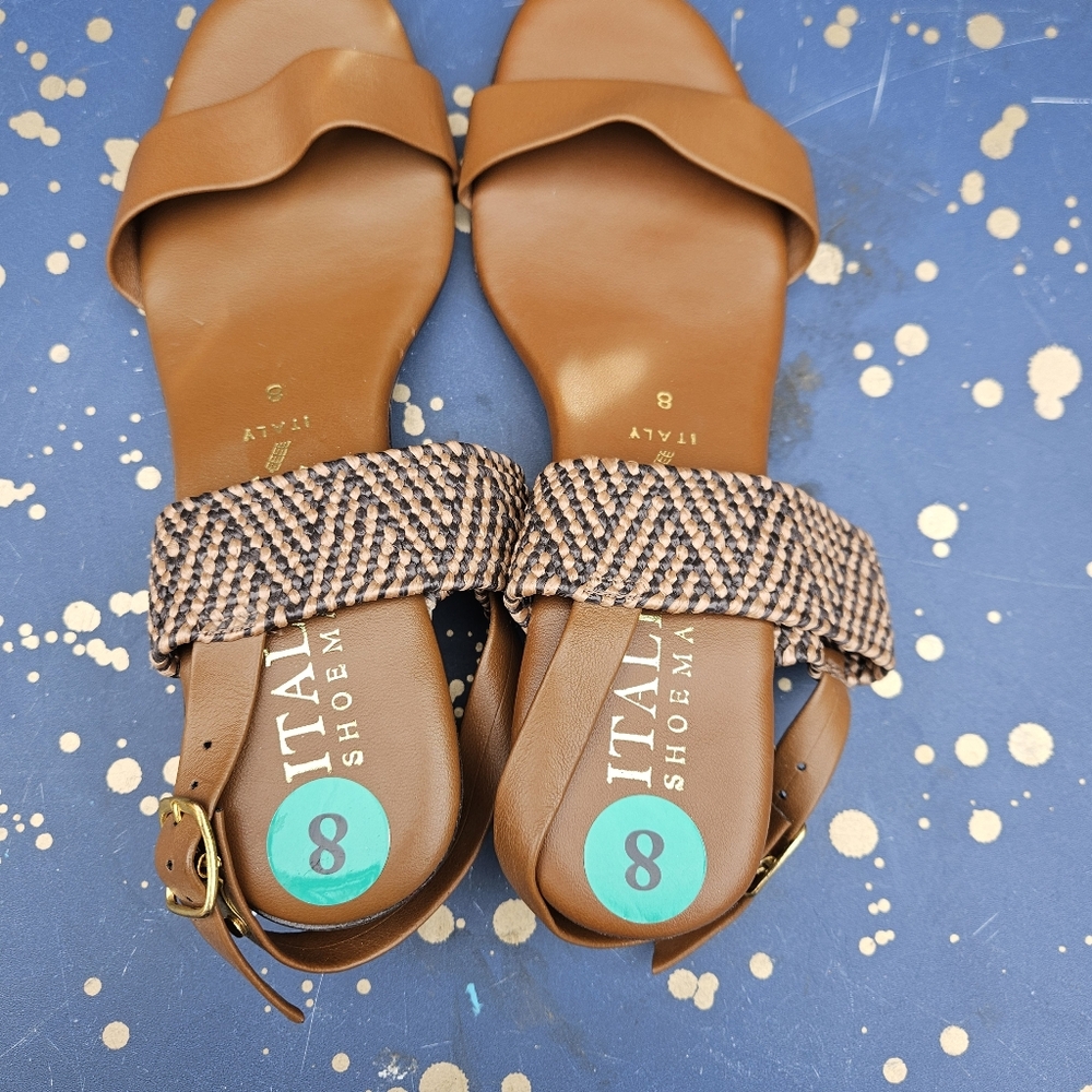 Italian Shoe Markers Brown Women's Sandals Size 8 - Picture 16 of 16